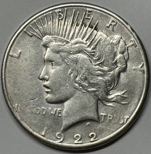 1922-S Peace Dollar . . . . Very Fine