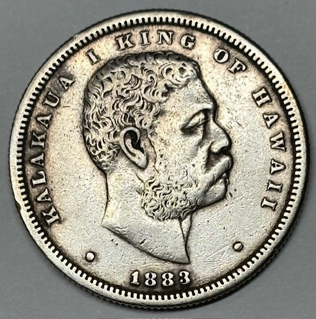 1883 Hawaiian Half . . . . Extremely Fine