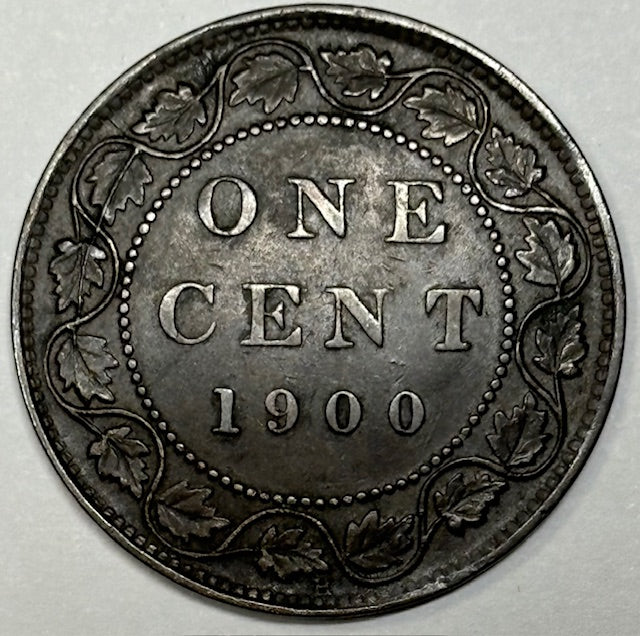 1900-H Canadian Cent . . . . Choice About Uncirculated