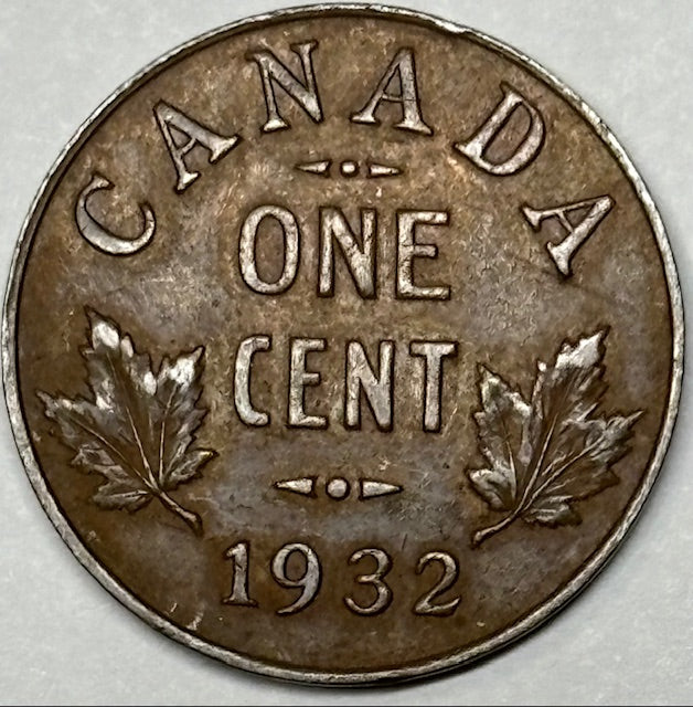 1932 Canadian Cent . . . . Choice About Uncirculated