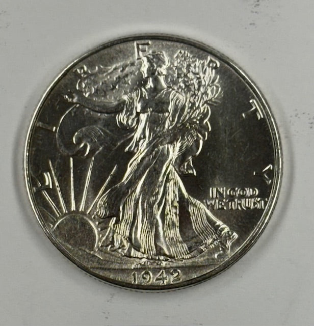 1942 Walking Liberty Half . . . . Brilliant Uncirculated