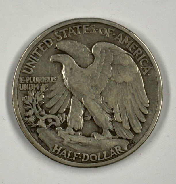 1920-D Walking Liberty Half . . . . VF/XF