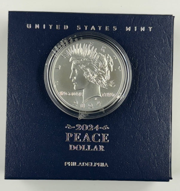 2024 Peace Silver Dollar . . . . Superb Brilliant Uncirculated