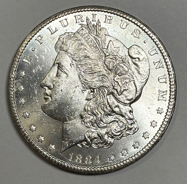 1884-CC Morgan Dollar . . . . Gem Brilliant Uncirculated