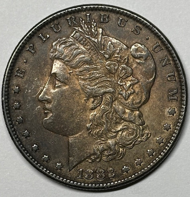 1882 Morgan Dollar . . . . Choice BU dark toning