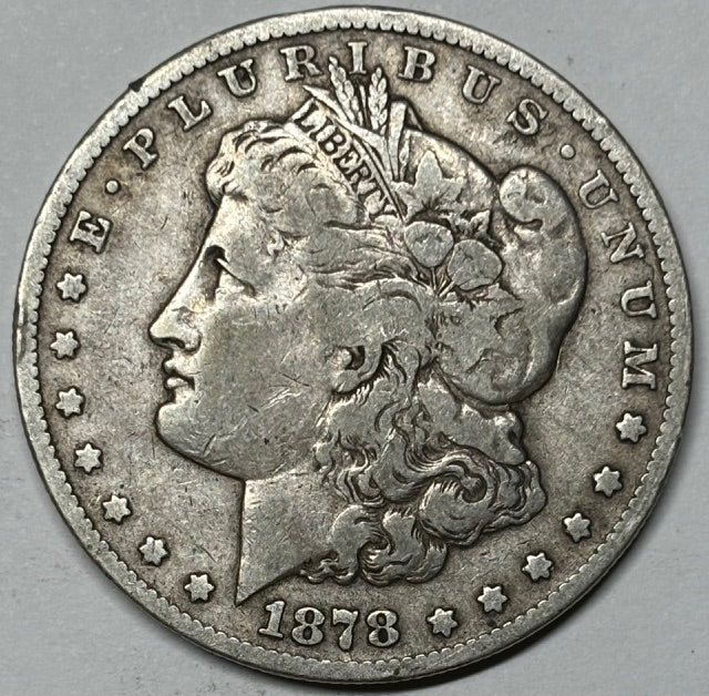 1878-CC Morgan Dollar . . . . Fine/VF