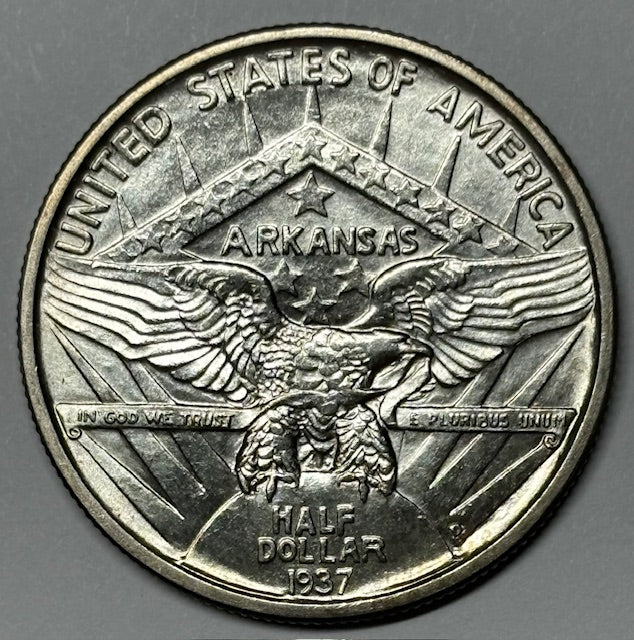 Arkansas Half 1937-D . . . . Gem Brilliant Uncirculated