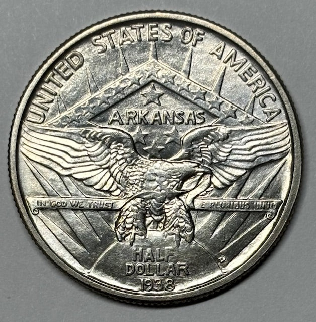 Arkansas Half 1938-D . . . . Gem Brilliant Uncirculated