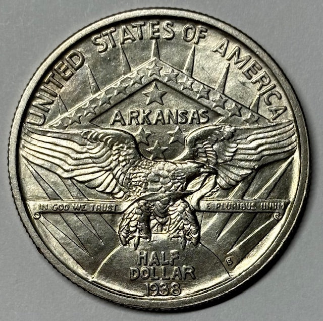 Arkansas Half 1938-S . . . . Choice Brilliant Uncirculated