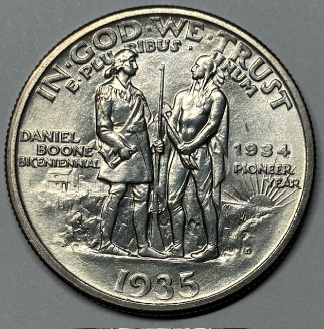 Boone Half 1935/1934-D . . . . Choice Brilliant Uncirculated