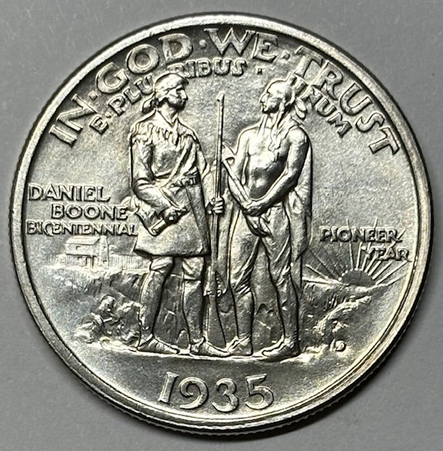 Boone Half 1935-D . . . . Gem Brilliant Uncirculated