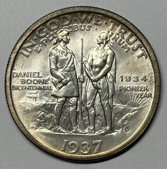 Boone Half 1937-D . . . . Gem Brilliant Uncirculated