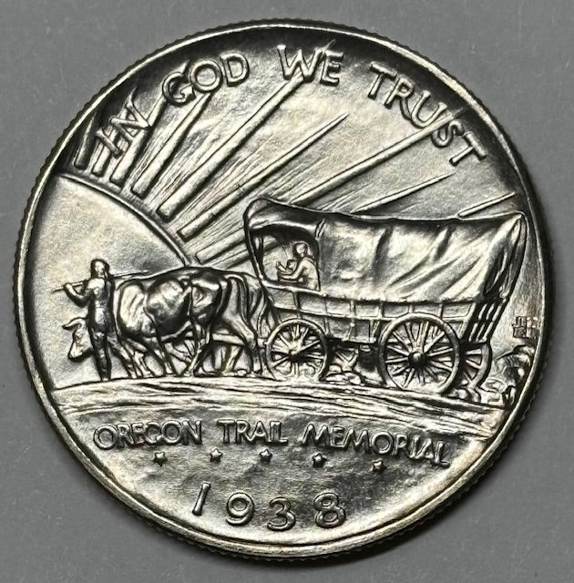 Oregon Trail Half 1938-D . . . . Gem Brilliant Uncirculated