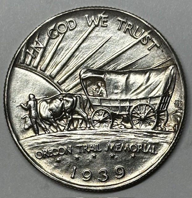 Oregon Trail Half 1939-D . . . . Superb Brilliant Uncirculated