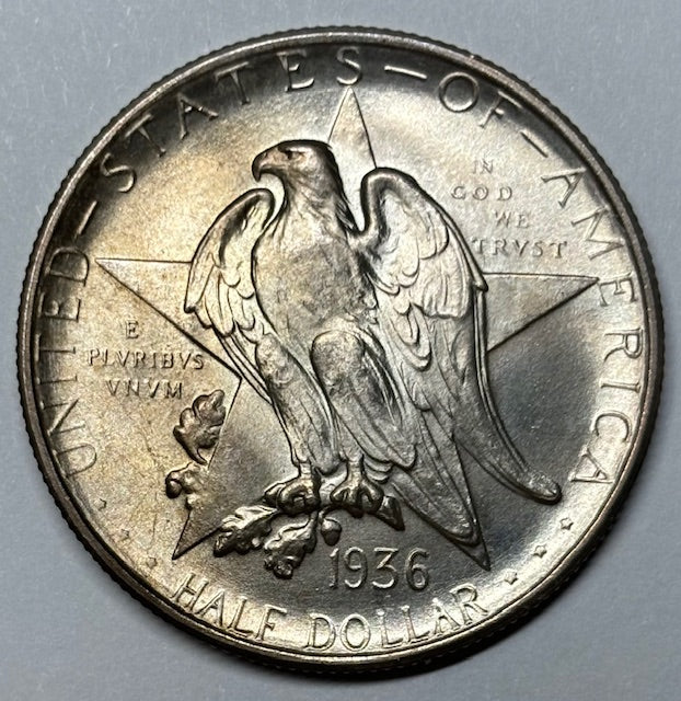 Texas Half 1936-D . . . . Superb Brilliant Uncirculated