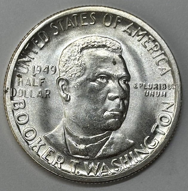 Booker T. Washington Half 1949 . . . . Superb Brilliant Uncirculated