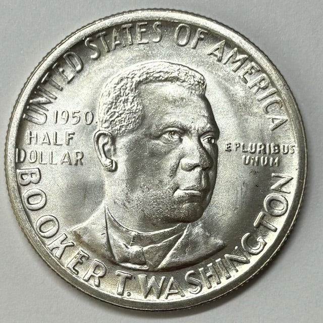 Booker T. Washington Half 1950-D . . . . Superb Brilliant Uncirculated