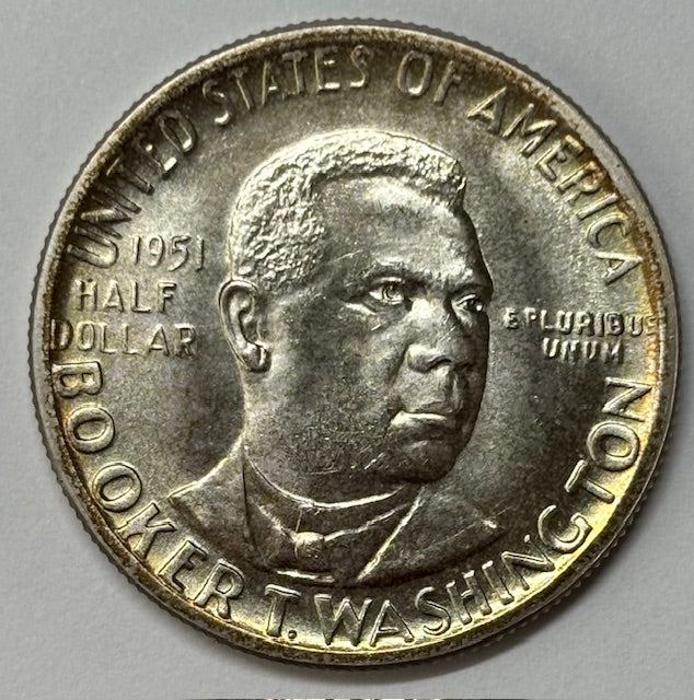 Booker T. Washington Half 1951-D . . . . Superb Brilliant Uncirculated