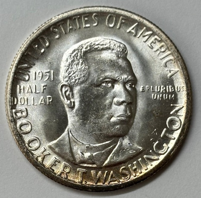 Booker T. Washington Half 1951-S . . . . Superb Brilliant Uncirculated