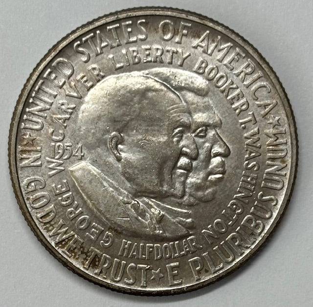 Washington-Carver Half 1954-D . . . . Gem Brilliant Uncirculated