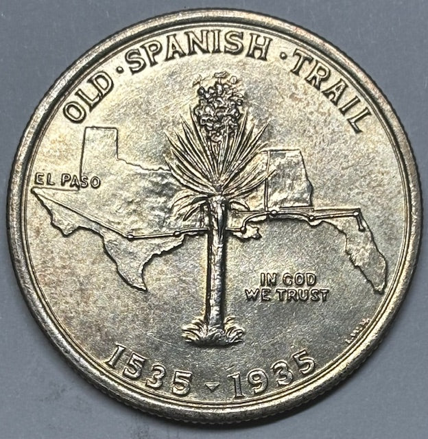 Spanish Trail Half 1935 . . . . Choice Brilliant Uncirculated