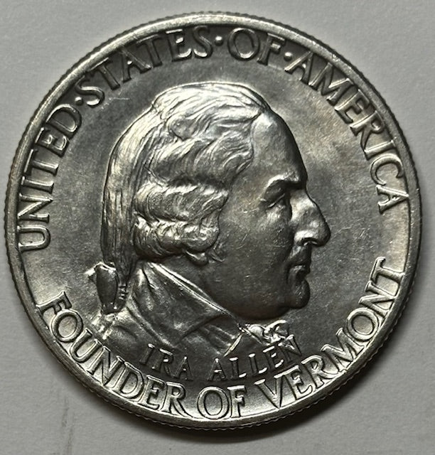 Vermont Half 1927 . . . . Choice Brilliant Uncirculated