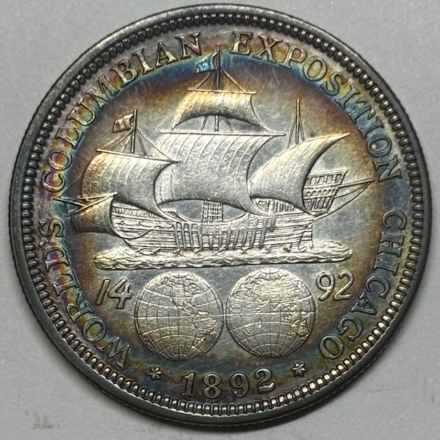 Columbian Half 1892 . . . . Choice About Uncirculated