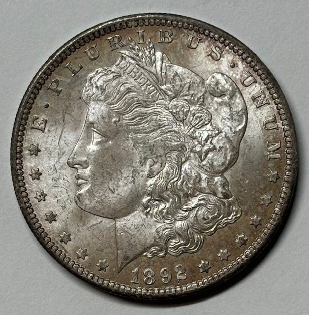 1892-CC Morgan Dollar Choice Brilliant Uncirculated