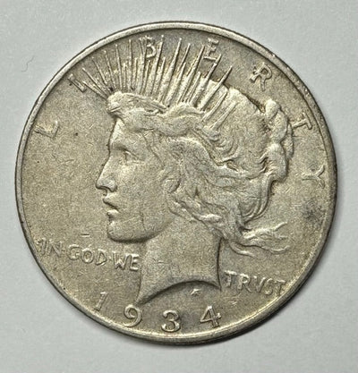 1934-D Peace Dollar Very Fine