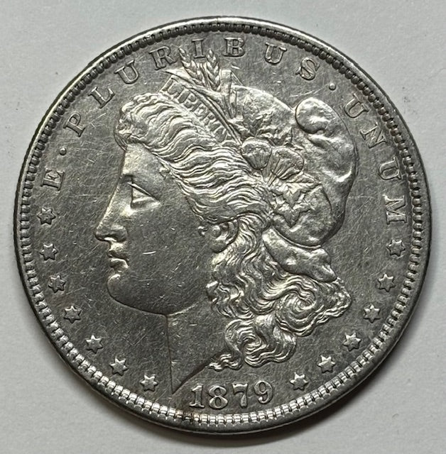 1879 Morgan Dollar . . . . AU cleaned