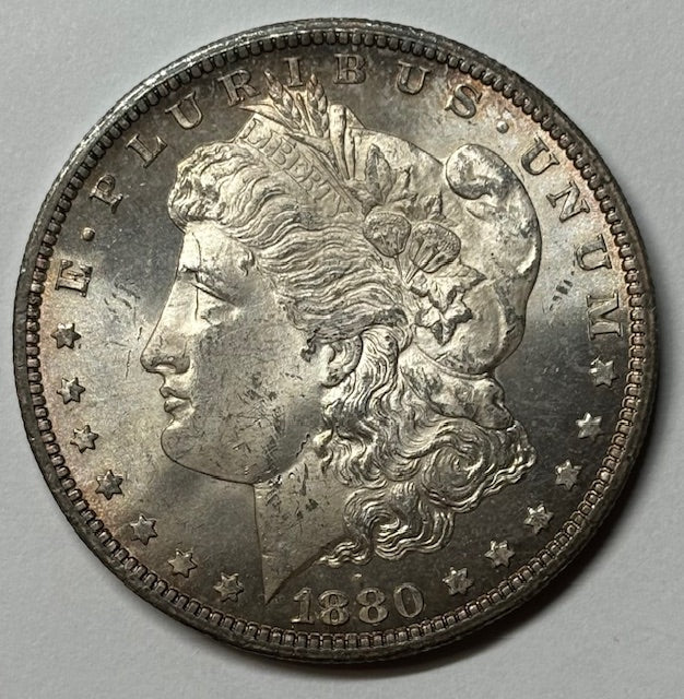 1880-CC Morgan Dollar . . . . Choice BU+