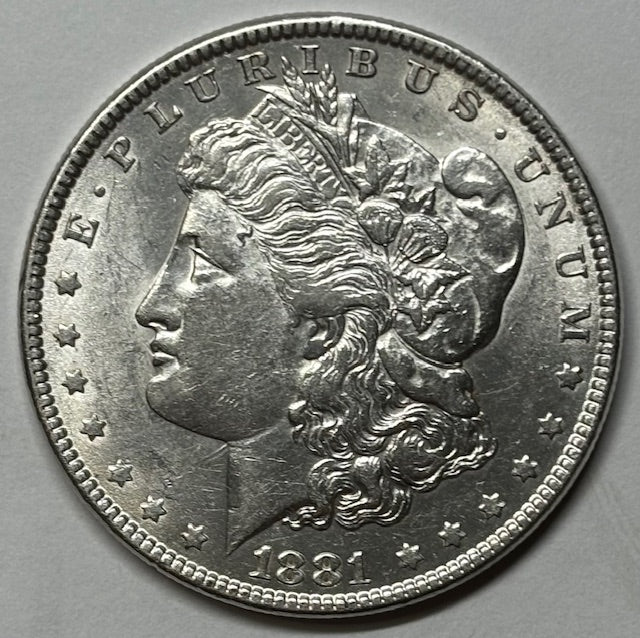 1881 Morgan Dollar . . . . Choice About Uncirculated