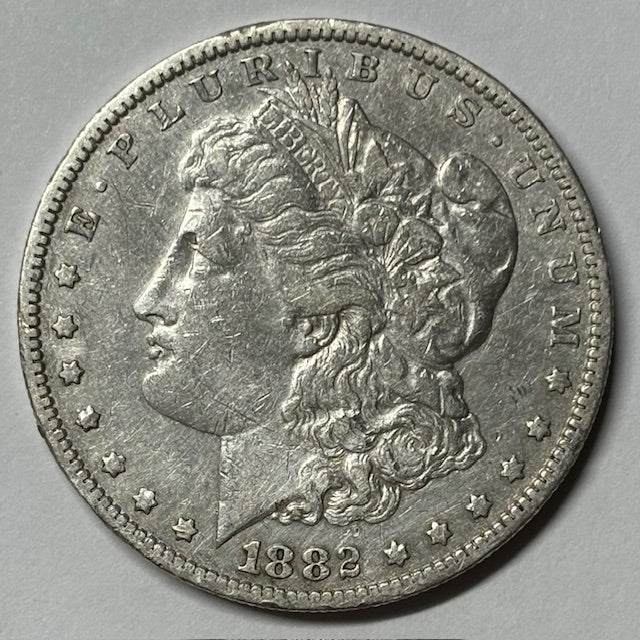 1882-O Morgan Dollar . . . . XF cleaned