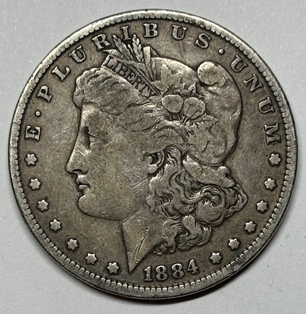 1884 Morgan Dollar Fine