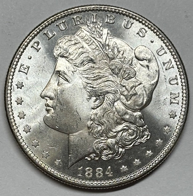 1884 Morgan Dollar . . . . Choice BU+