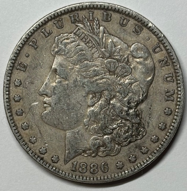 1886 Morgan Dollar . . . . Extremely Fine