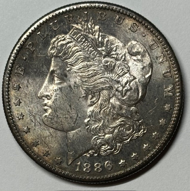 1886-S Morgan Dollar . . . . Select BU+