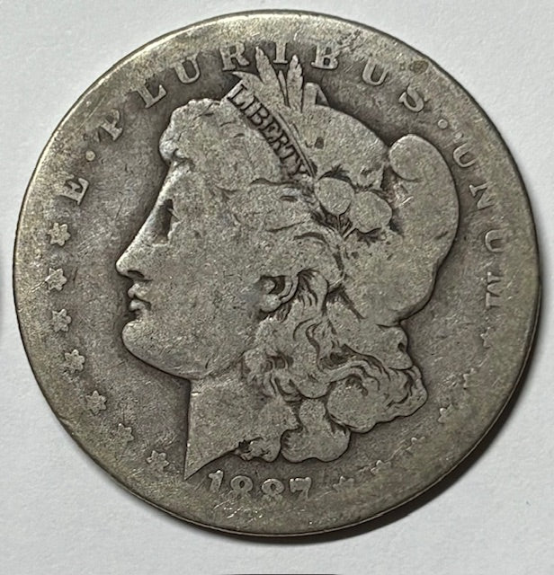 1887-S Morgan Dollar . . . . About Good