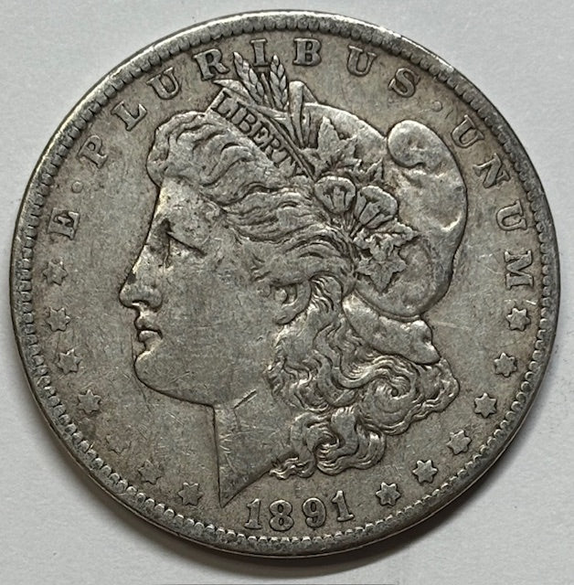 1891 Morgan Dollar Very Fine