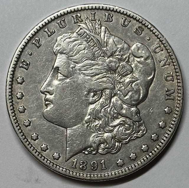 1891-CC Morgan Dollar . . . . Extremely Fine