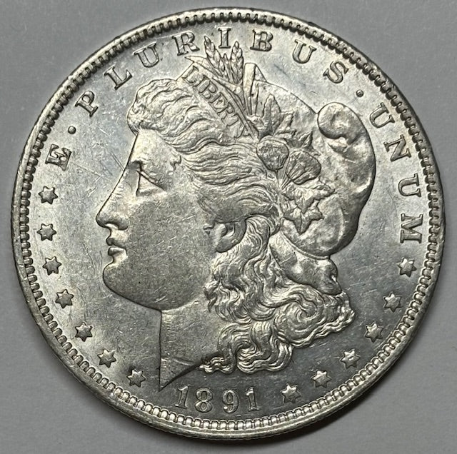 1891-O Morgan Dollar . . . . Choice About Uncirculated