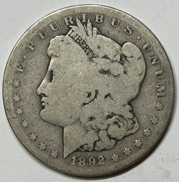 1892-S Morgan Dollar . . . . About Good