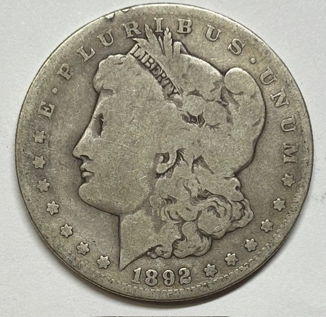 1892-S Morgan Dollar . . . . Very Good