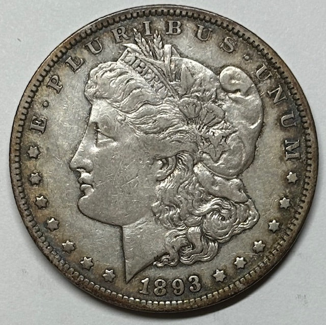 1893-CC Morgan Dollar . . . . Extremely Fine