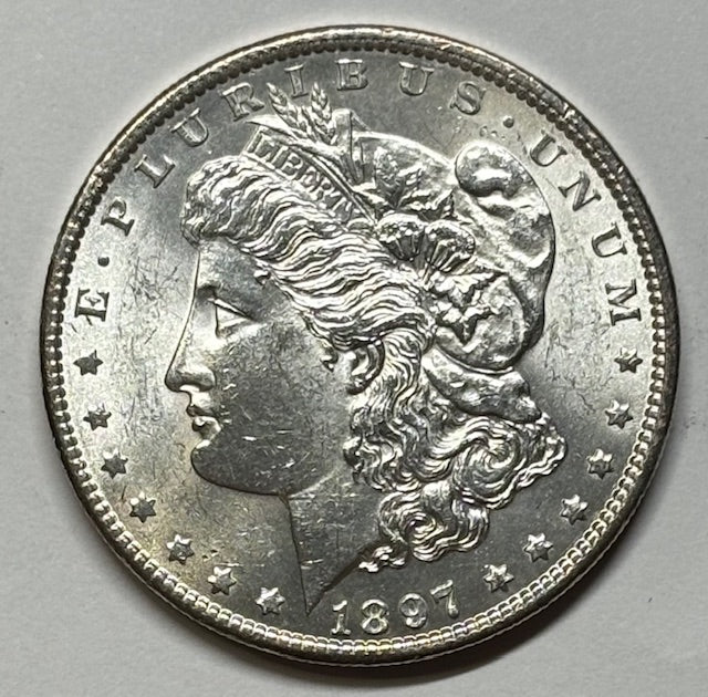 1897 Morgan Dollar . . . . Choice Brilliant Uncirculated