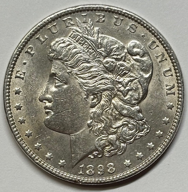 1898 Morgan Dollar . . . . Choice About Uncirculated