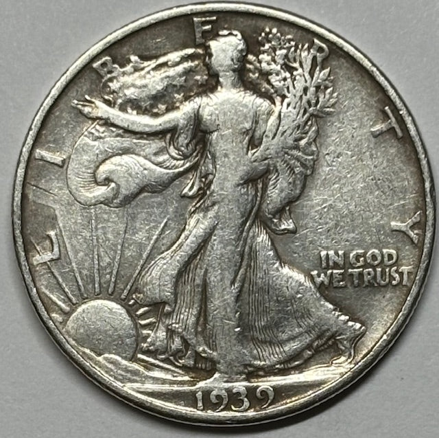 1939-D Walking Liberty Half Extremely Fine