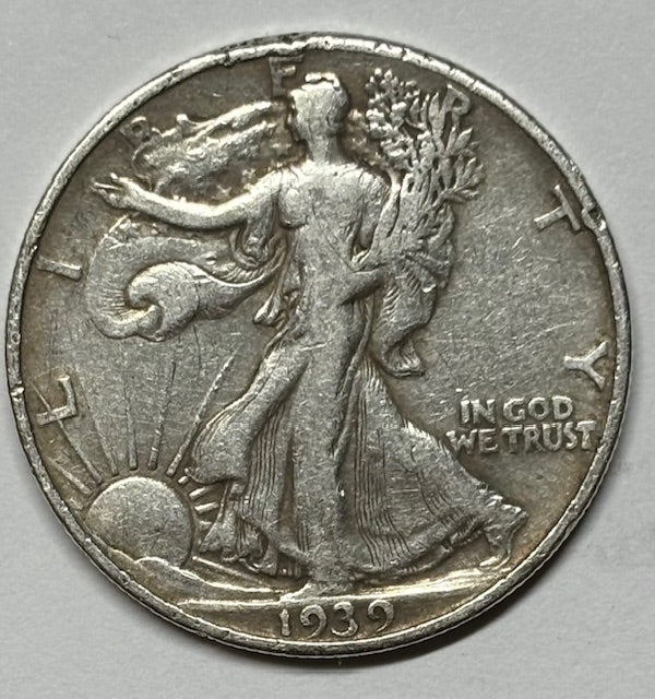 1939 Walking Liberty Half VF/XF