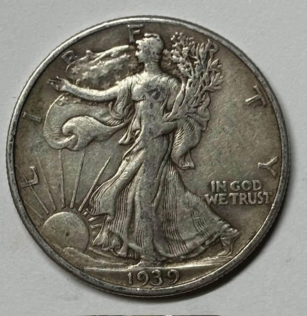 1939 Walking Liberty Half Extremely Fine