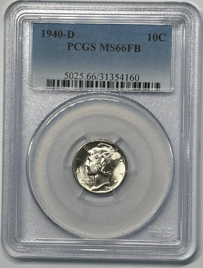 1940-D Mercury Dime PCGS MS-66 FB